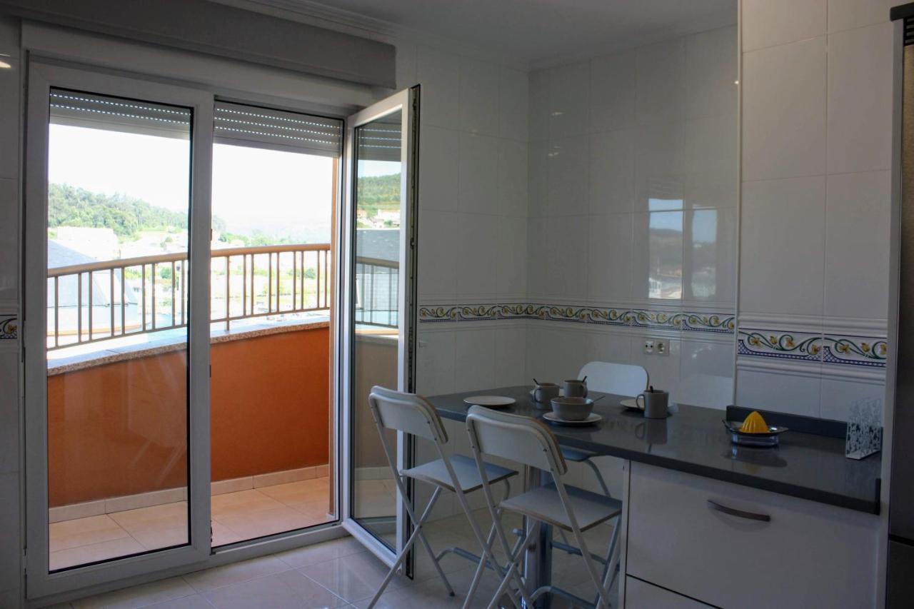 Apartamento en Cee con vistas al mar Exterior foto